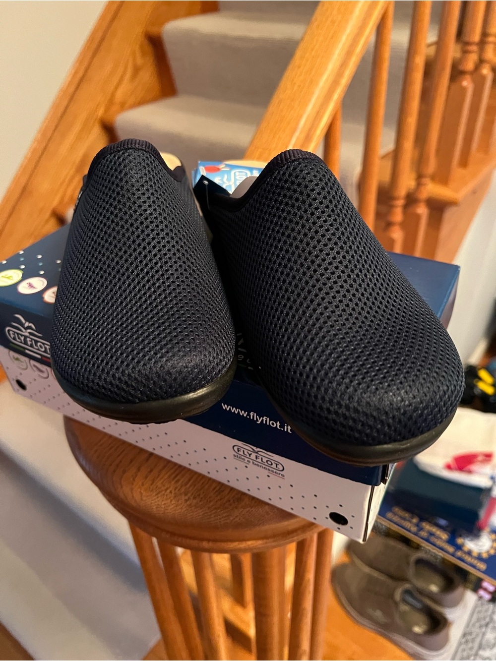 FlyFlot Women’s Navy Comfort Mules